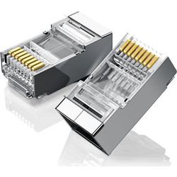 Ugreen Ethernet RJ45 Plug 8P8C 10τμχ Ασημί