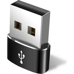 Αντάπτορας Techsuit Type-C to USB 3A Μαύρος