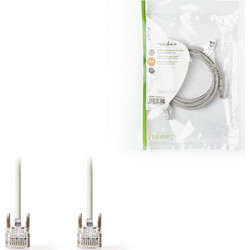 Nedis U/UTP Cat.5e Καλώδιο Δικτύου Ethernet 1m Grey CCGP85100GY10