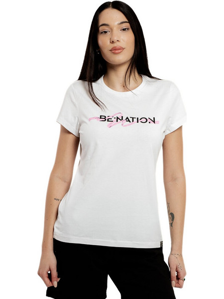 BENATION W BE Playfully Logo s/s Tee (05112501-02) ΜΠΛΟΥΖΑ
