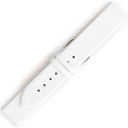 Δερμάτινο Λουράκι σε Λευκό Χρώμα 22mm 0508 - KOSTELO
