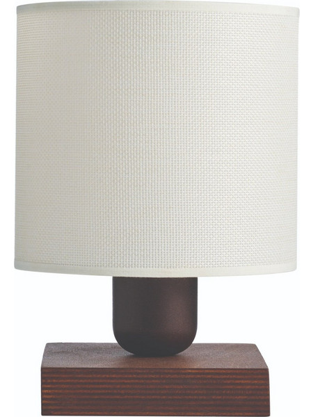 Arkolight 4420-215 Πορτατίφ Ε27 Λευκό Καφέ Φ15xΥ22cm