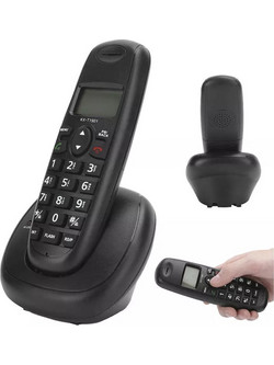 Pashaphone KX-T1901 Ασύρματο Τηλέφωνο Μαύρο