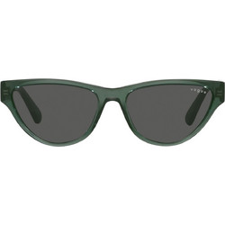 Vogue VO5513S 3004/87 Γυναικεία Γυαλιά Ηλίου Cat Eye Κοκάλινα Πράσινα με Μαύρο Φακό