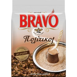 Bravo Πολίτικος Ελληνικός Καφές Αλεσμένος 194gr