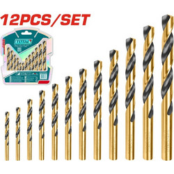 TOTAL ΣΕΤ ΤΡΥΠΑΝΙΑ HSS 12ΤΕΜ (TACSD0125)