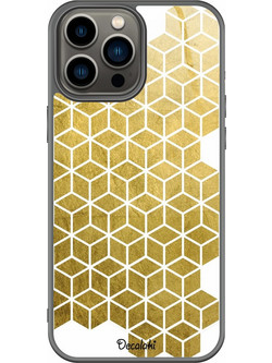 Gold Cubes Θήκη Κινητού Σχέδιο 50038 - iPhone, iPhone 13 Pro Max, Groove Case