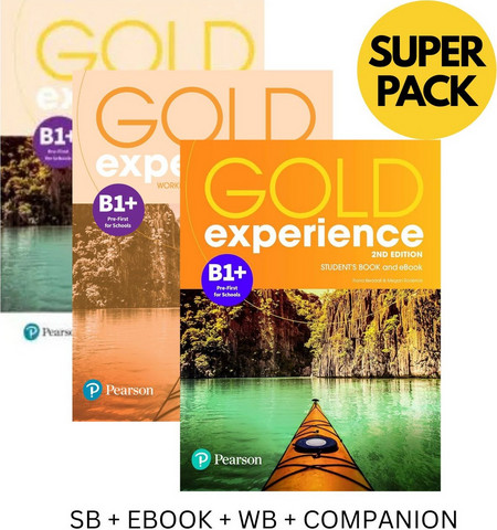 GOLD EXPERIENCE B1+ SUPER PACK (SB + EBOOK + WB + COMPANION) 2ND ED