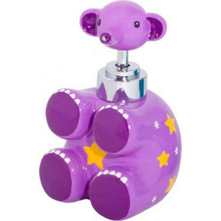 Δοχείο Κρεμοσάπουνου Εlephant 478119 8,5x8,5x14,5cm Purple Marva Κεραμικό