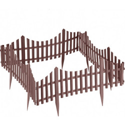 ΔΙΑΚΟΣΜΗΤΙΚΟΣ ΦΡΑΧΤΗΣ SMILE ΚΑΦΕ 60x21,5cm (ΜΕ ΠΑΣΣΑΛΟ 11cm) ΣΕΤ 4τμχ PALISAD 650388