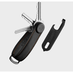 Orbitkey - Gift Set - Crazy Horse Key Organiser + Multitool V2 - Black