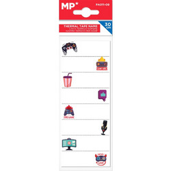MP θερμοκολλητικές ετικέτες ρούχων Gaming 19τμχ - (PA011-09)