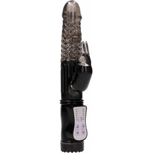 Shots GC Vibrating Rabbit Δονητής Rabbit 22cm Μαύρος