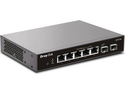 DrayTek Vigor Q1070x Managed L2 Switch με 5 Θύρες Ethernet 2500Mbps και 2 SFP θύρες