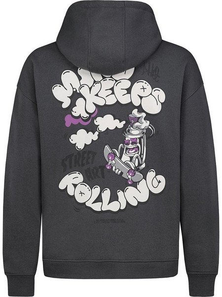 Sublevel Mind Keeps Rolling Unisex Hoodie Dark Grey H10600BI21509A-23400