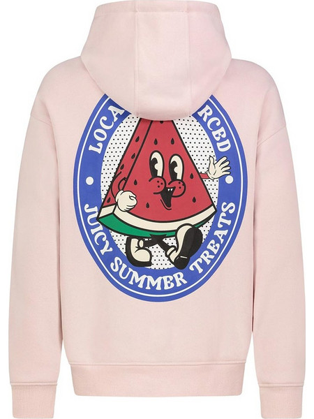 Sublevel Juicy Summer Treats Unisex Hoodie Light Pink H10608BC21477H-13200