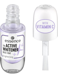Essence Active Whitener Base Coat Brightening Gloss Βερνίκι Νυχιών 8ml
