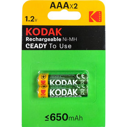 Kodak Rechargeable AAA 650mAh 2τμχ