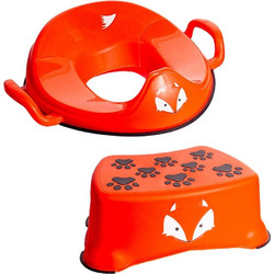 My Carry Potty Εκπαιδευτικό Σετ Τουαλέτας με Βοηθητικό Κάθισμα & Σκαλοπατάκι Fox
