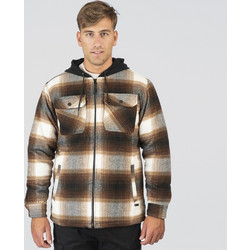 Overshirt DOUBLE με κουκούλα