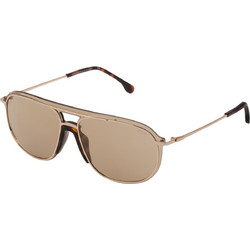 Lozza SL2338 300G Ανδρικά Γυαλιά Ηλίου Aviator Μεταλλικά Χρυσά με Καφέ Polarized Φακό