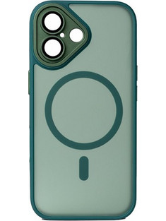 Hybrid Θήκη Σιλικόνης Με Magsafe & Metal Camera Lens Protection iPhone 17 Πράσινο