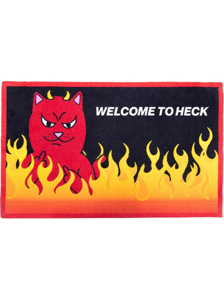 Rip N Dip Welcome To Heck Χαλί - Μαύρο (RND9211)