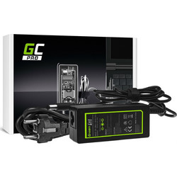 Green Cell Pro Φορτιστής Laptop 65W 19.5V 3.34A για Dell με Ενσωματωμένο Καλώδιο Τροφοδοσίας AD07AP