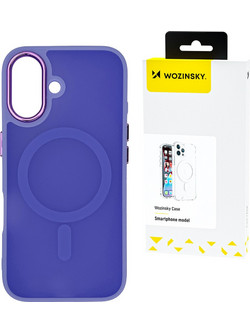 Wozinsky Fashion Case with MagSafe for Samsung Galaxy S24 FE - Purple