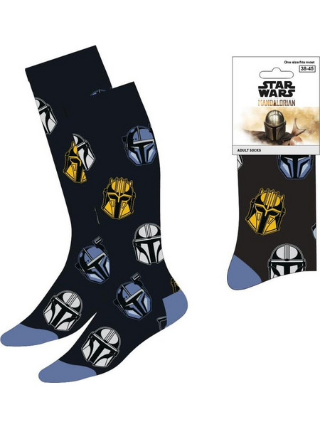 Cerda Star Wars The Mandalorian Ανδρικές Κάλτσες Μαύρες