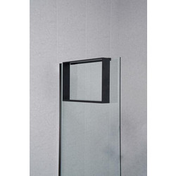 Gloria Salto Ραφιέρα Μπανιέρας Μεταλλική 60x40x8.5cm Μαύρη 38-6040 6000386040557