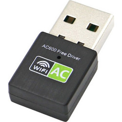 Mini Wireless USB WiFi Adapter 2.4G, μαύρος