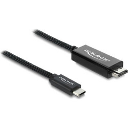 DeLOCK Καλώδιο HDMI Male to USB-C Male 2m Black 85259