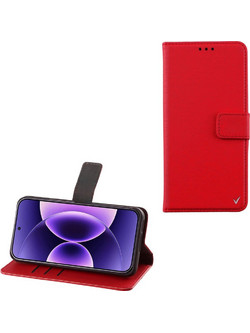 Volte-Tel Allure Magnet Book Stand Clip Θήκη Red (Xiaomi 17 Pro Max 5G 6.9in)