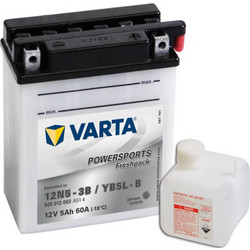 Varta Μπαταρία Μοτοσυκλέτας VYB5L-B 60A 5Ah