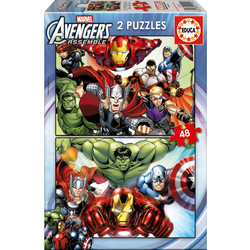 Παιδικό Puzzle Educa Marvel Avengers 2x48 Κομμάτια