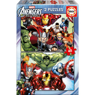 Παιδικό Puzzle Educa Marvel Avengers 2x48 Κομμάτια