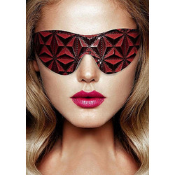 Shots Ouch! Luxury Eye Mask BDSM Μάσκα σε Κόκκινο Χρώμα