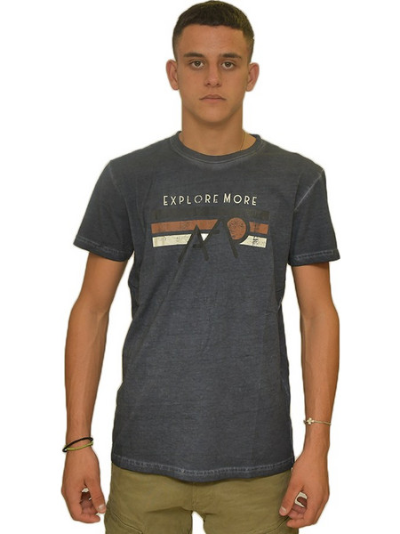 MARCUS ΑΝΔΡΙΚΟ T- SHIRTS 28-200317 ZENON ΠETPOΠΛYMENO MΠΛE