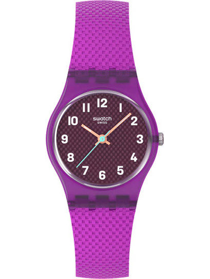 SWATCH Magenta Wave Rubber Strap LV122
