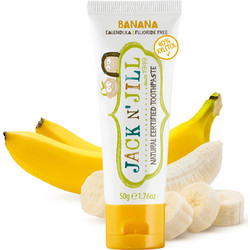 Jack N' Jill Natural Banana Calendula Βρεφική & Παιδική Οδοντόκρεμα για Προστασία Ούλων 50gr