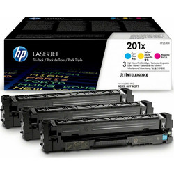 HP 201X C/M/Y Toner