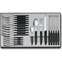 Σετ Μαχαιροπίρουνα Victorinox Swiss Modern - Black - 24 τεμάχια 6.9093.11W.24