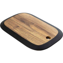Ξύλινο πλατό σερβιρίσματος Ακακία 40 5x26 5xΥ2cm με περίγραμμα μαυροπίνακα TableCraft c504107