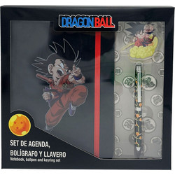 Dragon Ball set diary + pen + keychain