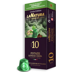 La Natura Lifestyle Κάψουλες Espresso Pistachio Συμβατές με Μηχανή Nespresso 10τμχ