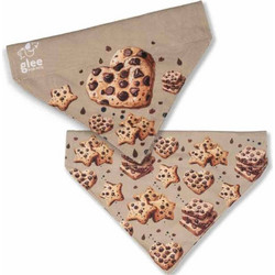 Glee Platinum Dog Μπαντάνα Διπλής Όψης Cookie Boo XSmall-Small 15.5 x 13 x 3.5cm