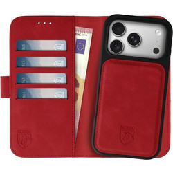 Θήκη iPhone 17 Pro Max Rosso Element 2 in 1 PU Πορτοφόλι - Red (8719246484483)