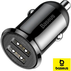 Baseus CCALLP-01 Φορτιστής Αυτοκινήτου Grain Pro 2xUSB 4.8A