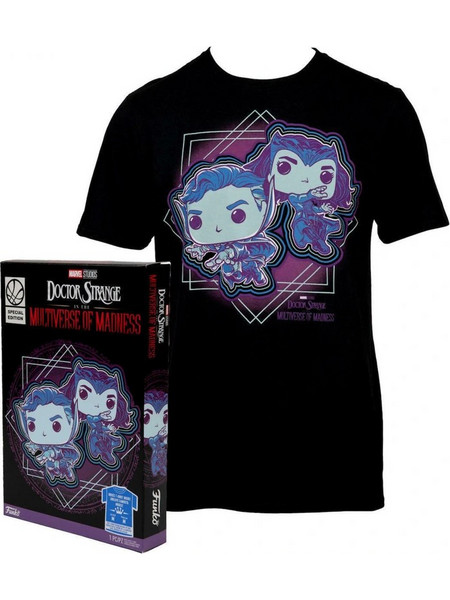 Funko Pop! Tees Marvel: Doctor Strange in the Multiverse of Madness - Doctor Strange In The Multiverse Of Madness (Large) Boxed (L)